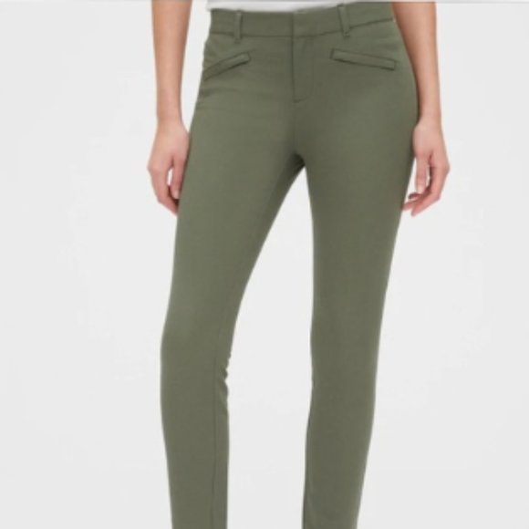 GAP Pants - Gap Skinny Ankle Pants Olive Size 8R